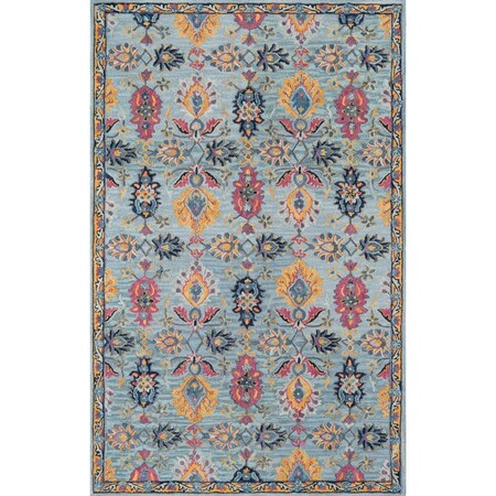 Momeni Hand Tufted Ibiza Rectangle Rug, Blue - 8 x 10 ft. IBIZAIBI-4BLU80A0